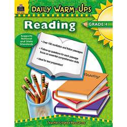 Daily Warm-Ups Reading Gr 4 By Teacher Created Resources
