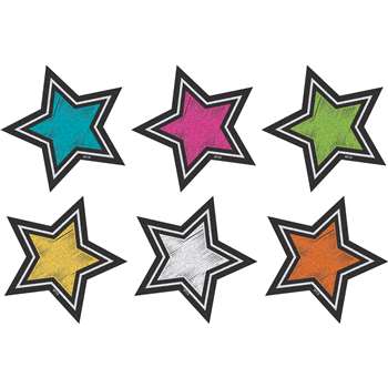 Chalkboard Bright Star Mini Accents, TCR3554