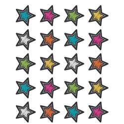 Chalkboard Brights Stars Stickers, TCR3555