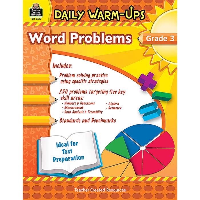 Daily Warm Ups Word Problems Gr 3 By Teacher Created Resources