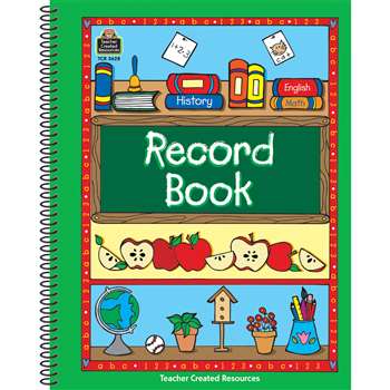 Record Book Green Border By Teacher Created Resources