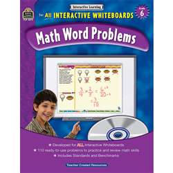 Interactive Learning Gr 6 Math Word Problems By Teacher Created Resources