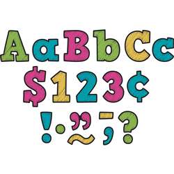 3&quot; Chalkboard Brights Letters, TCR3881