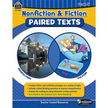 Nonfiction Fiction Paired Texts Gr5, TCR3895