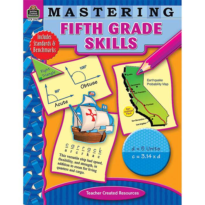 Mastering Fifth Grade Skills By Teacher Created Resources