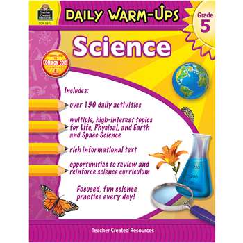 Daily Warm Ups Science Gr 5, TCR3972