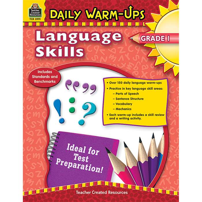 Daily Warm Ups Language Skills Gr 1 By Teacher Created Resources