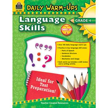 Daily Warm Ups Language Skills Gr 4 By Teacher Created Resources