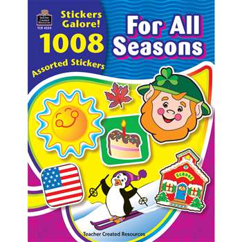 For All Seasons Sticker Book 1008Pk By Teacher Created Resources