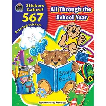 All Through The School Year Sticker Book By Teacher Created Resources