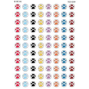 Me Puppy Paw Prints Mini Stickers By Teacher Created Resources