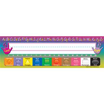 Modern Printing 36Pk Flat Name Plates 3-1/2 X 11-1/2 By Teacher Created Resources