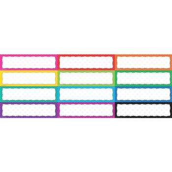 Polka Dot Blank Headliners By Teacher Created Resources