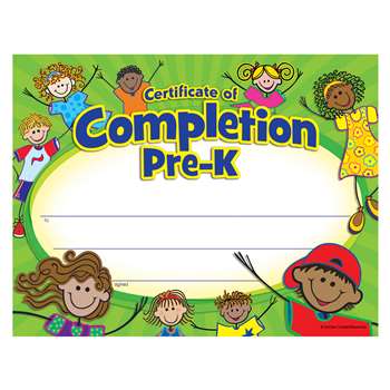 Pre K Certificate Of Completion, TCR4588