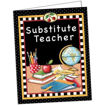 Substitute Teacher Pocket Folder Tc By Teacher Created Resources