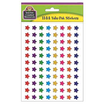 Smiley Stars Mini Stickers Valu Pk 1144 Header By Teacher Created Resources