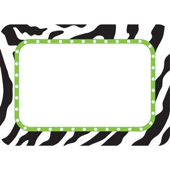 Zebra Name Tags Labels By Teacher Created Resources