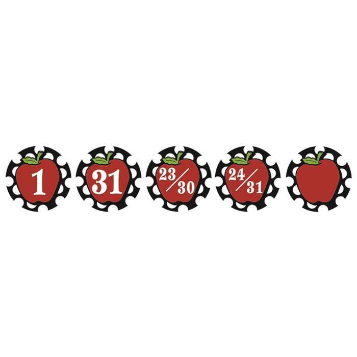 Circles & Apples Calendar Days By Teacher Created Resources
