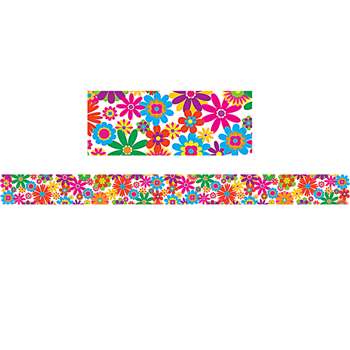 Fun Flowers Straight Border Trim By Teacher Created Resources