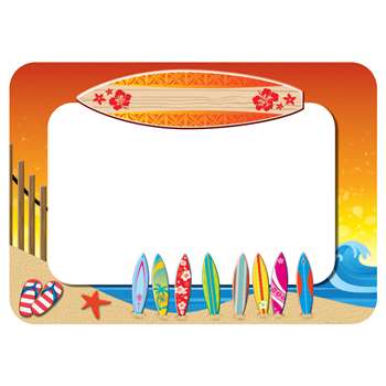 Surfs Up Name Tags Labels By Teacher Created Resources