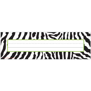 Zebra Name Plates By Teacher Created Resources