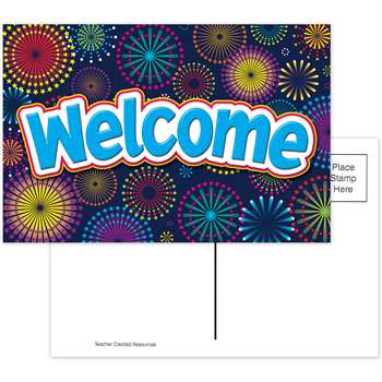 Fireworks Welcome Postcards, TCR5460