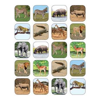 Shop Safari Animals Stickers - Tcr5468 By Teacher Created Resources