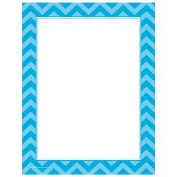 Shop Aqua Chevron Computer Paper - Tcr5529 By Teacher Created Resources