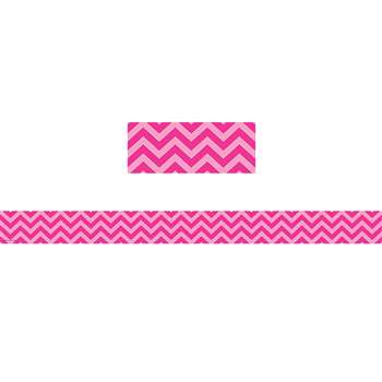 Shop Hot Pink Chevron Straight Border Trim - Tcr5541 By Teacher Created Resources