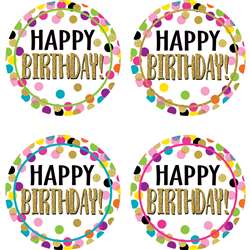 Confetti Happy Birthday Badges, TCR5598
