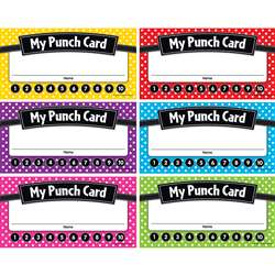 Polka Dots Punch Cards, TCR5608