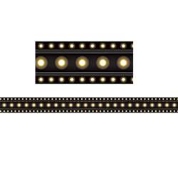 Black Marquee Straight Border Trim, TCR5613