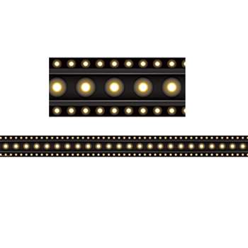 Black Marquee Straight Border Trim, TCR5613