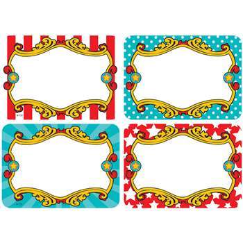 Carnival Name Tags Labels Mutlipack, TCR5709