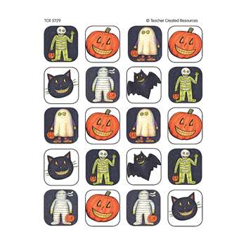 Sw Halloween Stickers 120 Stks By Teacher Created Resources