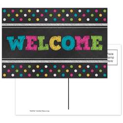 Chalkboard Brights Welcome Postcards, TCR5838