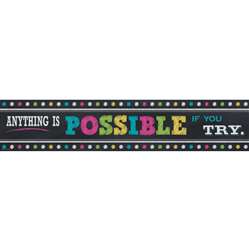 Chalkboard Brights Anything Is Possible Banner, TCR5840