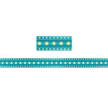 Light Blue Marquee Straight Border Trim, TCR5889