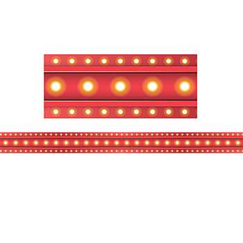 Red Marquee Straight Border Trim, TCR5891