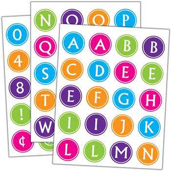 Brights Alphabet Stickers, TCR5910