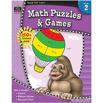 Ready Set Lrn Math Puzzles & Games Grade 2 By Teacher Created Resources