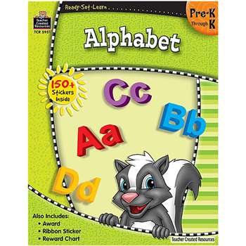 Ready Set Learn Alphabet Grade Pk-K By Teacher Created Resources