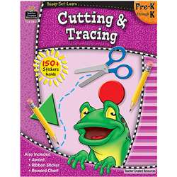 Ready Set Learn Cutting & Tracing Grade Pk-K By Teacher Created Resources