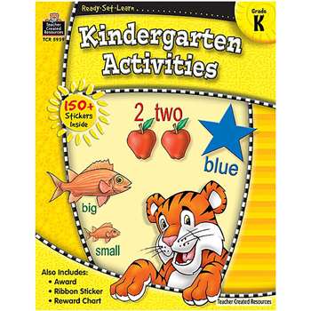 Ready Set Learn Kindergarten Activities Grade K By Teacher Created Resources