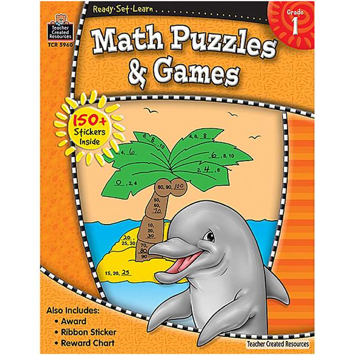 Ready Set Lrn Math Puzzles & Games Grade 1 By Teacher Created Resources