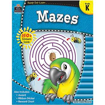 Ready Set Learn Mazes Kindergarten By Teacher Created Resources