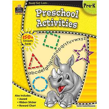 Ready Set Lrn Preschool Activities Grade Pk By Teacher Created Resources