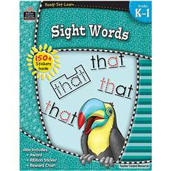 Ready Set Learn Sight Words Grade K-1 By Teacher Created Resources