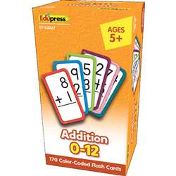 ADDITION FLASH CARDS ALL FACTS 0-12 - TCR62027