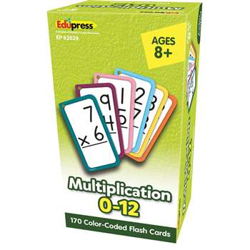 MULTIPLICATION FLASH CARDS ALL - TCR62029